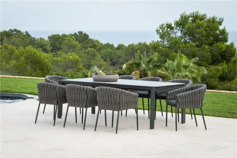 table chaise jardin fortuna socks jati kebon